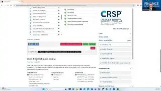 How to collect data from CRSP