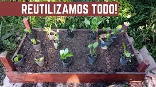 ABONO VERDE - Construcci&oacute;n de un Bancal de Huerta Reutilizando Todo - BANCAL GRATIS