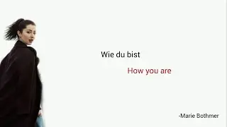 Wie du bist, Marie Bothmer - Learn German With Music, English Translation
