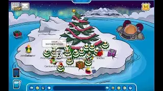 Club Penguin Rewritten (12/21/17) - Christmas Party 2017 - Tree Penguins at the Iceberg