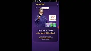 KBC Play Along Asian Paints Weekly Quiz 16 Dec 2020