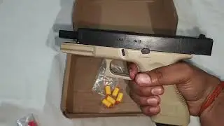 Unboxing GLOCK PISTOL Air soft pistol🤩under @540 auto cell ejection. Ekdam bawal bloback hai lelo 🤠😎