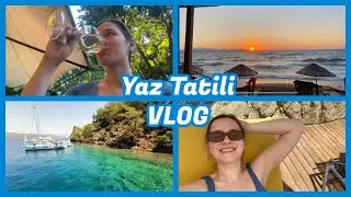 ASMR // Dinlendirici Bir Yaz Tatili VLOG'u - Lofi Fısıltı // Türkçe ASMR