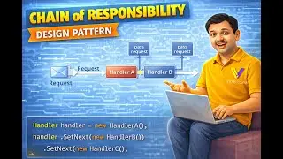 15 Chain of Responsibility Design Pattern | C# Beginner Friendly | Pass Requests | Vriddhi Eduhub