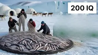 See How Inuit Catch Ten Thousand Fishes to Feed Their Village