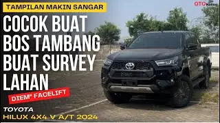 Toyota Hilux 4X4 V A/T Facelift 2024 Indonesia‼️ Double Cabin Ganteng,Triton Kalah Sangar‼️