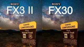 Сравнительный тест камер Sony FX3 II и Sony FX30.