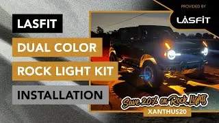 Как установить комплект двухцветных фар Switchback Rock Lights от LASFIT &mdash; Ford Bronco 2021+