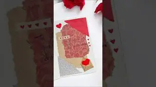 Red theme journal ideas #shortsfeed #shorts #journal #valentinesday #diy