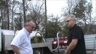 Flo Trend Septic Filtration On Location Using the Large Debris Strainer