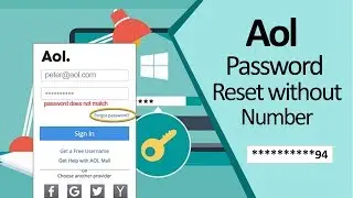 Как сбросить/восстановить пароль AOL без номера телефона | Как обойти пароль электронной почты AOL