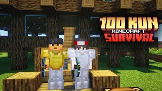 100-kun Survival qilamiz  // Minecraft Live