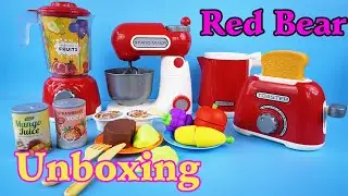 Unboxing blender, stand mixer, toaster, Toy review