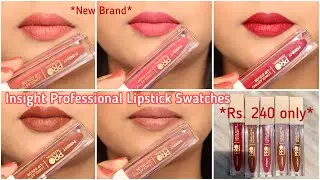Insight Professional Long Lasting Lip Color Swatches & Review || *New* Makeup Line of Insight