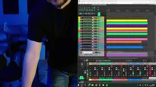 Gravando guitarra AO VIVO 🎧 | Cria&ccedil;&atilde;o de timbre e grava&ccedil;&atilde;o da m&uacute;sica 