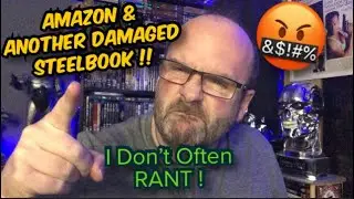 Another DAMAGED STEELBOOK ! Damn you Amazon ! Sort it out ! #steelbook #4ksteelbook #bluray #dvd