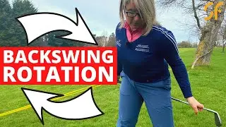 Best ROTATION DRILL for your BACKSWING - SIMPLE FEEL DRILL