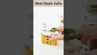 kitchen grains storage plastic container product review shorts | Best Deals India | Amazon finds