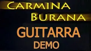 Carmina Burana en Guitarra Eléctrica how to play como tocar solo de guitarra eléctrica