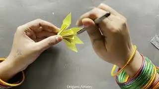 How To Make Origami Sunflower / Paper Crafts / Paper Flowers