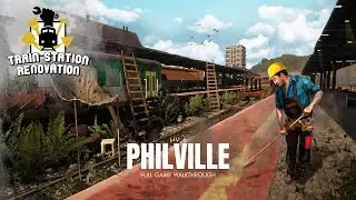 Train Station Renovation Full Game Walkthrough - No Commentary, No Music, ASMR - Lv.6, Philville