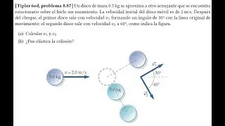 Una colisión en 2 dimensiones