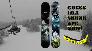 2022 LIB TECH SKUNK APE 165W RIDE & REVIEW - BURTON Cartel Bindings