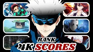 4K - RANK THE ANIME SONGS WITHOUT KNOWING THE NEXT ONE!!