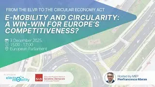 E-mobility and circularity: a win-win for Europe's competitiveness?