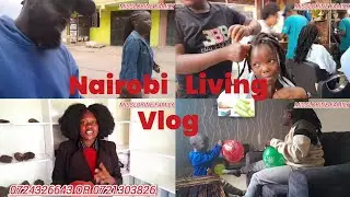 Nairobi Living Vlog/Salon Date/Looking for Obambo/House hunting #househunting #nairobivlog #salon