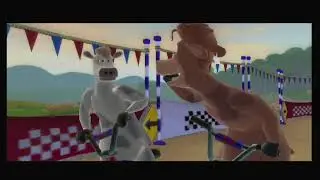 Barnyard (PS2) Walkthrough (No Commentary) - Part 4 - The Jersey Cows Bike Race!