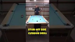 Stun Shot Precision Drill for Perfect Cue Ball Control #8ballpool #shorts #billiards #fun