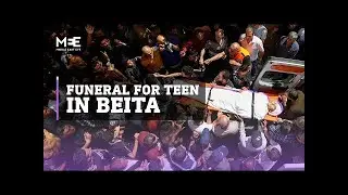 Funeral for teen shot in the head in Beita Palestine !