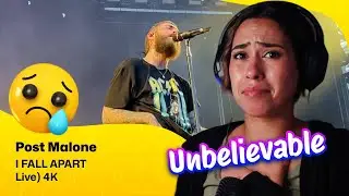 Reaction ▷ Post Malone - I FALL APART (Live) 4K