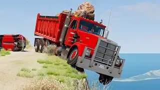 Cars vs Cliff Roads Crashes #41 &ndash; Epic Crashes in BeamNG.drive | Modern BeamNG