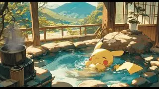 🛋️✨ Pikachu Chillwave - Relaxing Music to Feel Good | Zen Water Background ✨🌊
