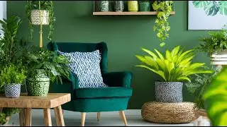 Green Color Palette Ideas for Cozy and Stylish Small Apartment Living Room Decor