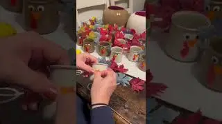 Use Vinyl & Silhouette Cameo to Make Cute TURKEY Treat Jars #silhouette #cameo #artist