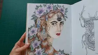 Сон в летнюю ночь. Раскрашенные страницы