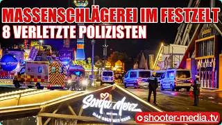 😱 MASSENSCHLÄGEREI UNTER SCHAUSTELLERN IM FESTZELT MIT HERZ 😱 | 👮‍♂️ 8 verletzte Polizisten 👮‍♂️
