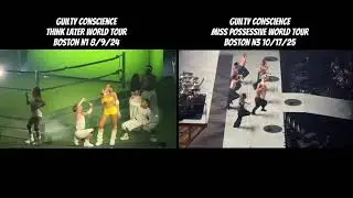 The Guilty Conscience Evolution: Think Later World Tour vs Miss Possessive World Tour