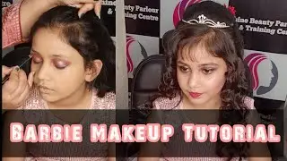 Disney Princess Makeup / Barbie Makeup For Kids / Princess Makeup Tutorial / How To Do Kids Makeup /