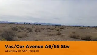 Vac/Cor Avenue A6/65 Stw Antelope Acres, CA 93536 | Ann Trussell | Find Homes for Sale