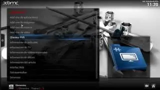 activar pvr simple client xbmc