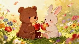 Benny and Bunny Learn to Share 🐻🐰 | Gentle Bedtime Story for Kids