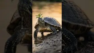 The Silent Turtle s Kindness #ai #banana #shortshindi #shorts #tree