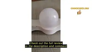 Review Liuyife Hollywood Style LED Makeup Mirror Light, USB Powered, 3 Colour Modes Dimmable, 4 LED