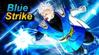 Using All BLUE Strike Moves On A Male Earthling To Create The Most Unfair Damage Combo - Xenoverse 2