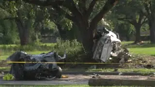Crash Involving 2 Speeding Cars Hits Power Lines, Leaving Hundreds Without Power in SW Houston