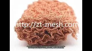 3.8-300 Model Stainless Steel Knittted Wire Mesh With Good Penetrability